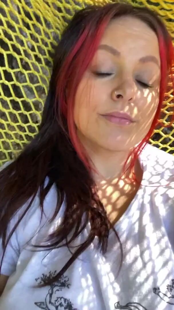 Some backyard relaxation