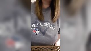 Chubby: JAYS win! Here's my tits. #1