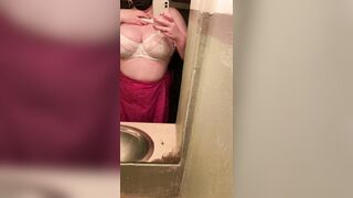 Chubby: Taking a break from my date to flash you my tits ???? #2