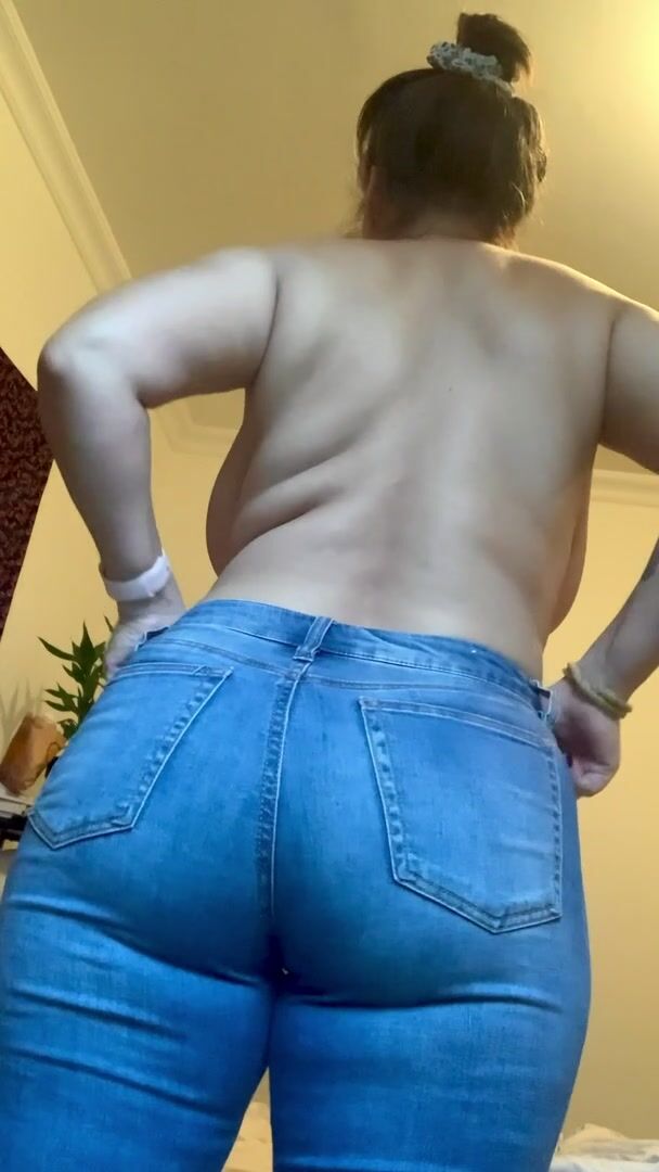 I've got a surprise for you under these jeans