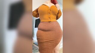 Chubby: wearing skirts that show off my belly makes me feel so sexy ???? #3