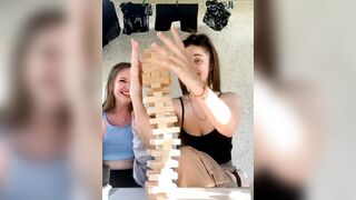 so we were playing game of jenga and looser had to flash their tits ???? so here I am