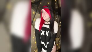 Chubby: It’s time for chubby goth titty drops!!! #1