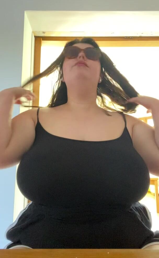 I love to play with my tits. Anyone wanna join?
