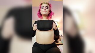 Chubby: A lot of my chub goes to my boobs ???? #4