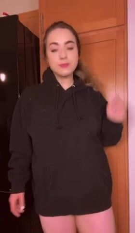 Why hide all these tummy rolls and curves under a baggy sweatshirt??