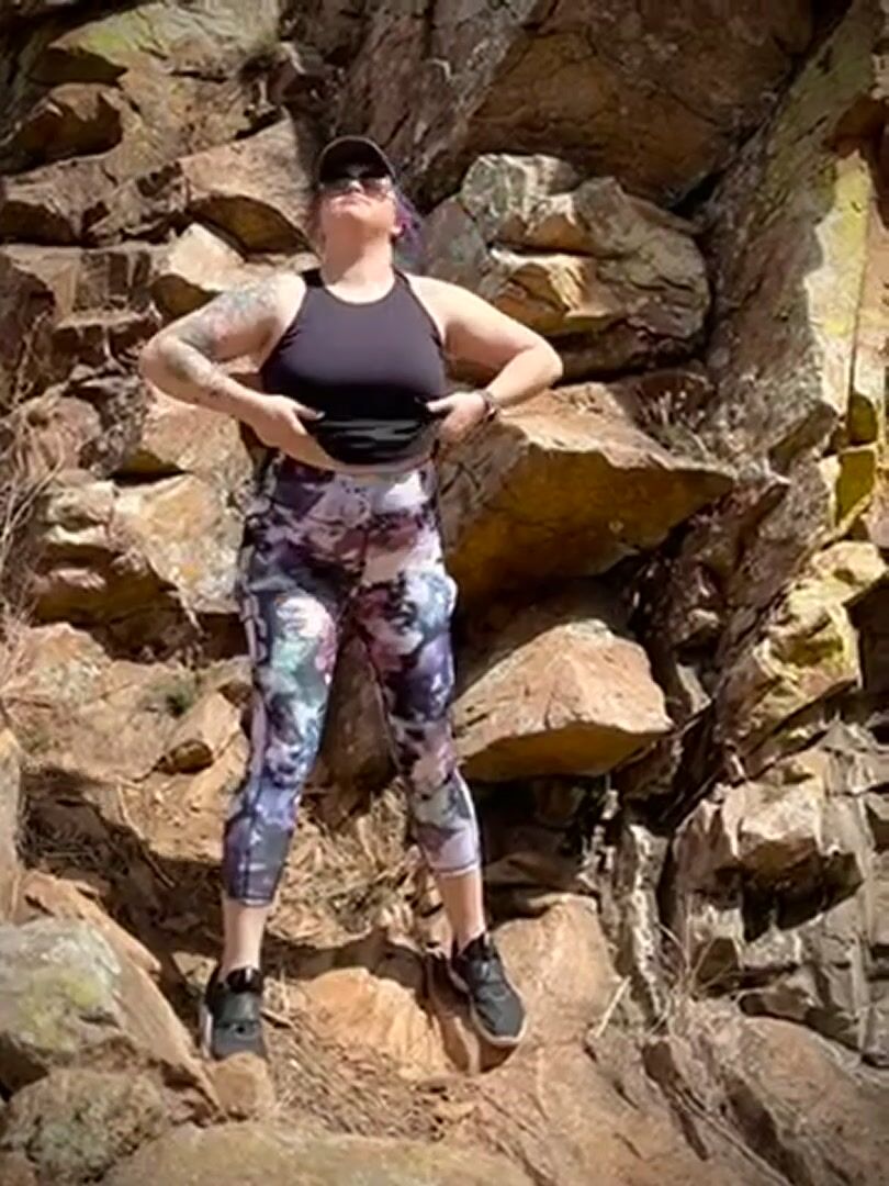 Just a quick flash during the hike!