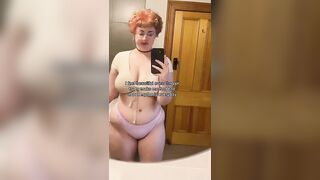 Chubby Tiktok Girl: m1labl00m #4