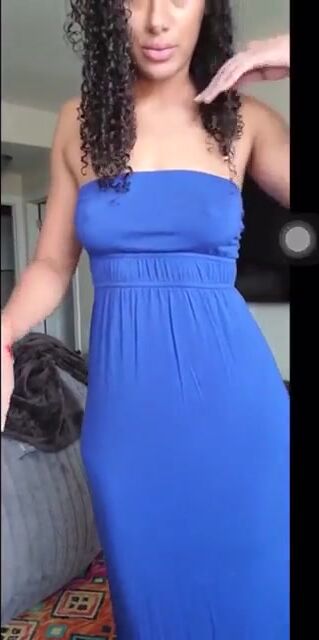 Blue dress